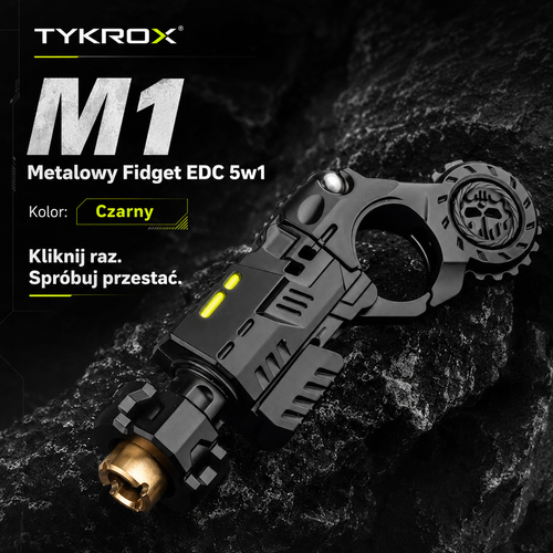 M1 - METALOWY FIDGET EDC 5W1